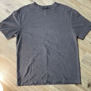Brandini V-neck Textured Short sleeve, US Mens L